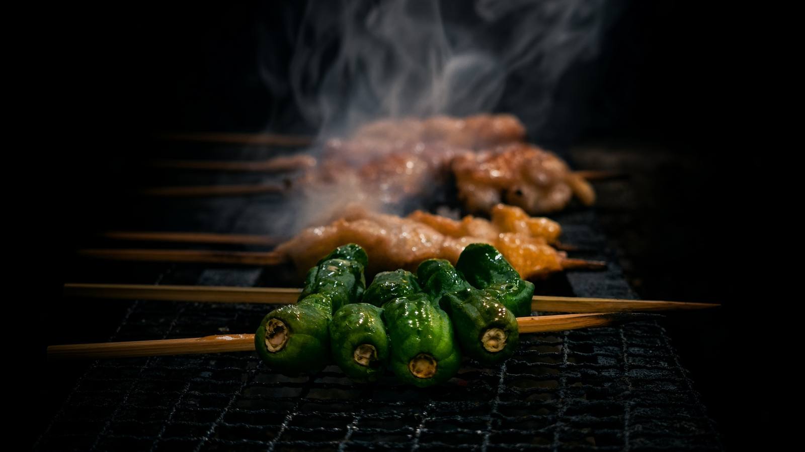炭火のししとう